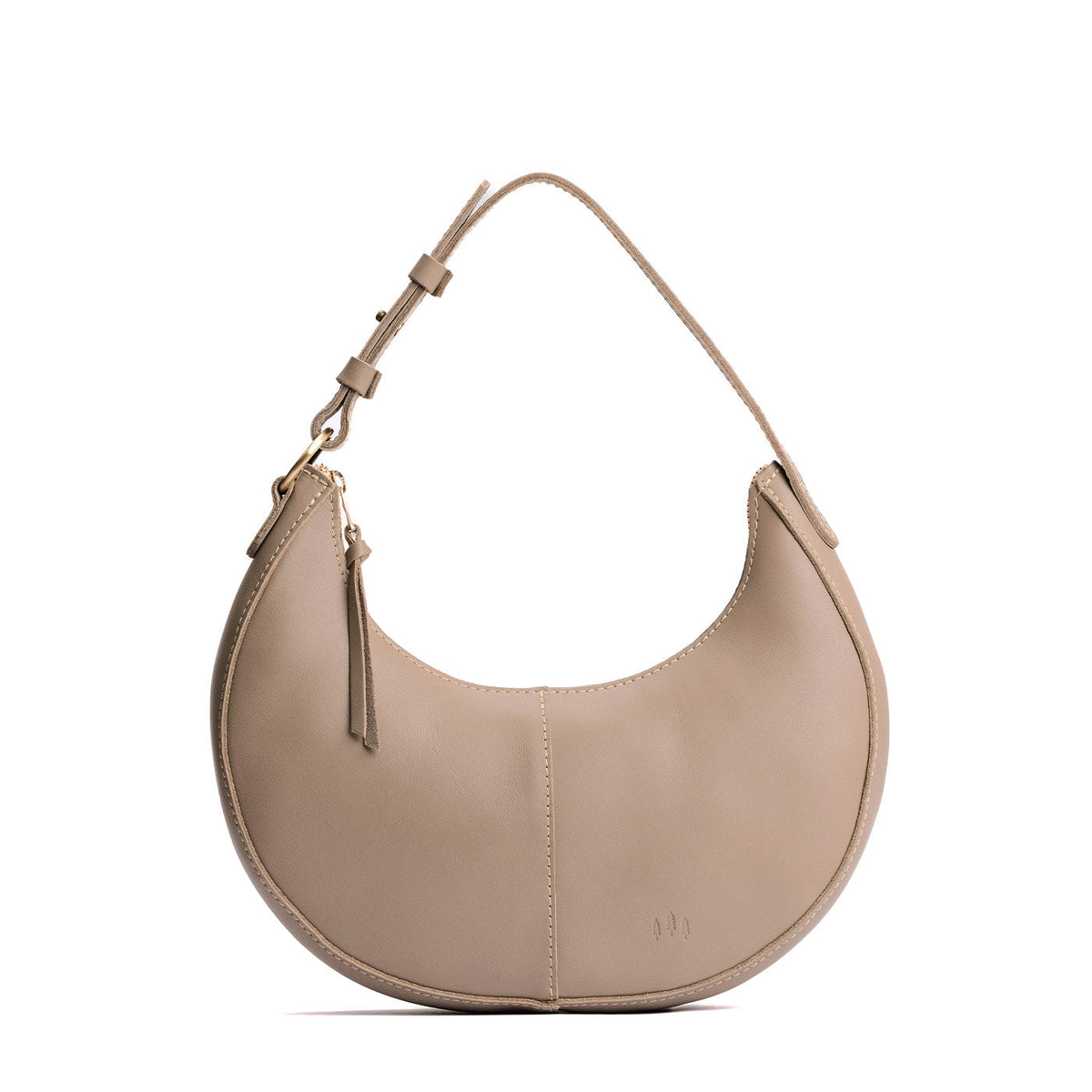 'Almost Perfect' Nora Shoulder Bag - Stone / Small