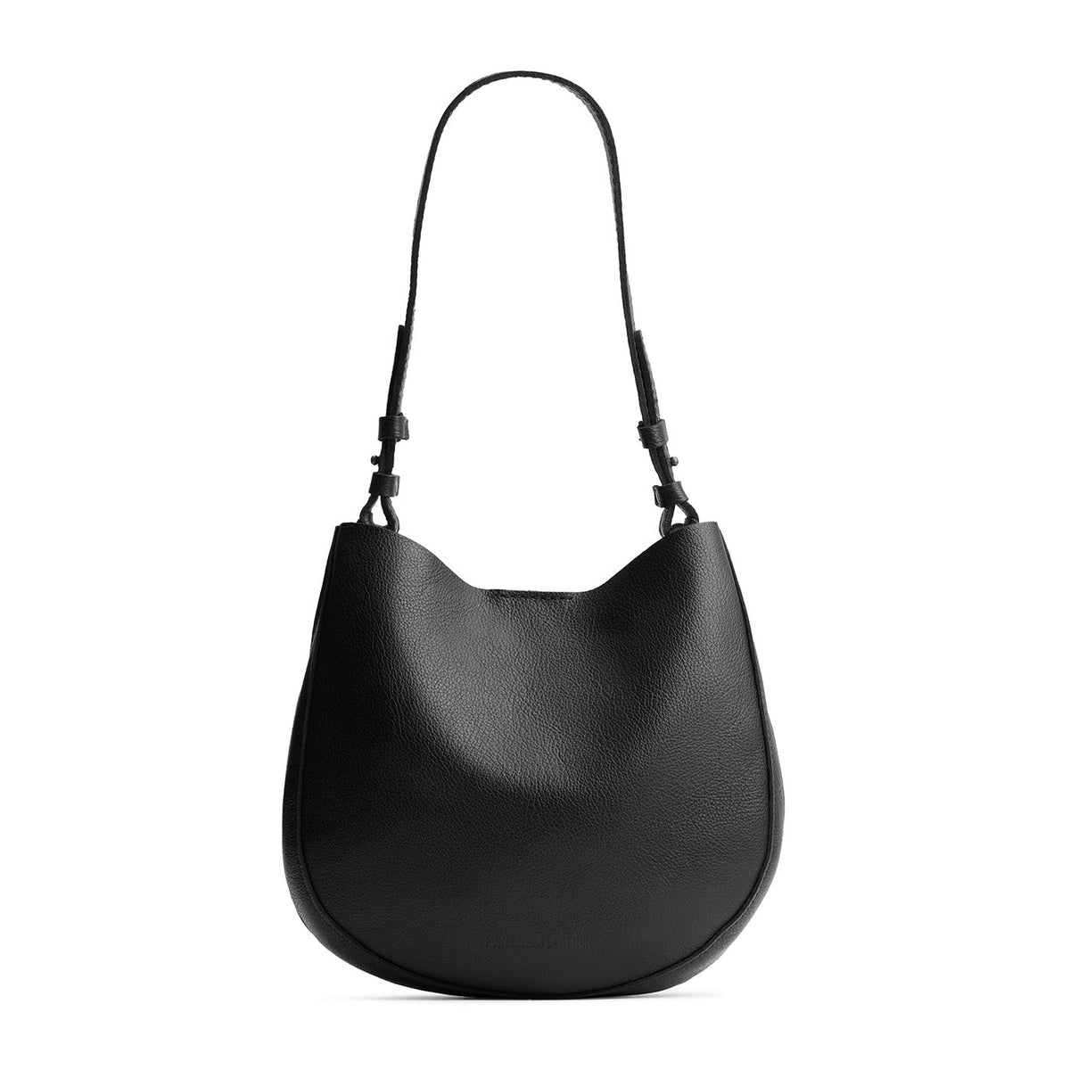 Olivia Shoulder Bag - Pebbled--black / Medium