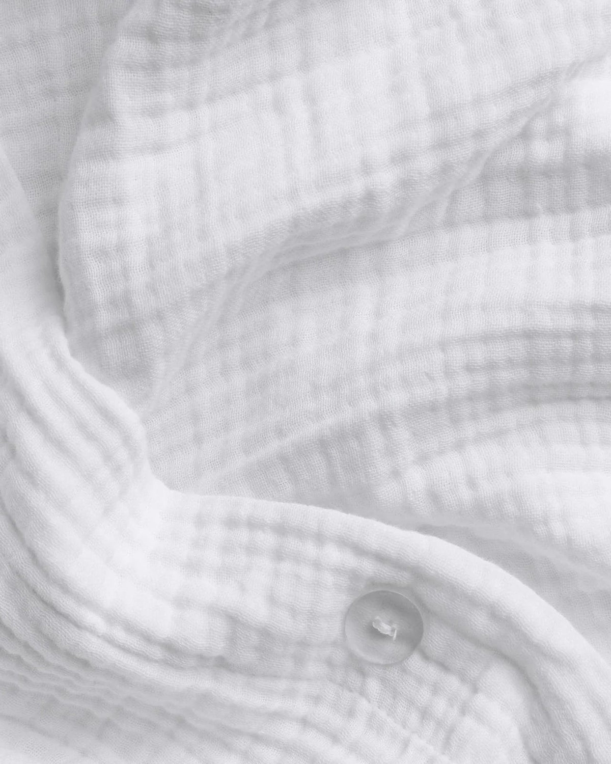 Organic Cloud Cotton Duvet Cover Set - FINAL SALE (White) - Image 3