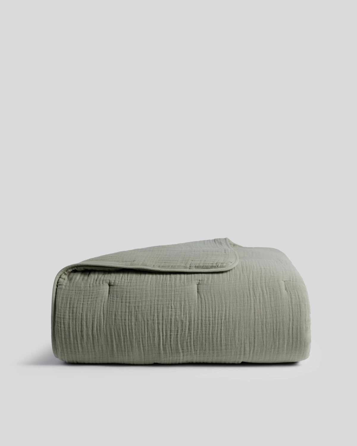 Organic Cloud Cotton Quilt (Moss)