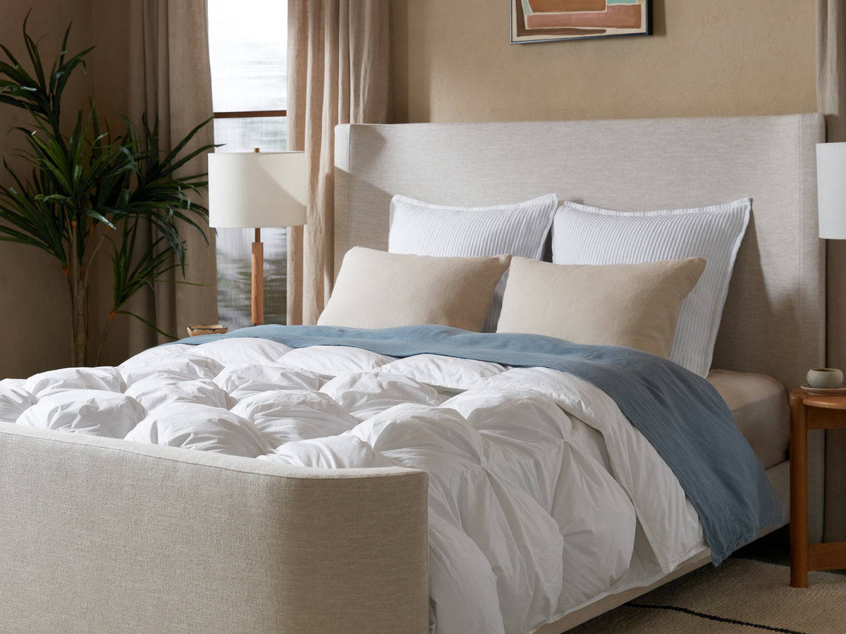 Organic Cotton Puff Comforter (White) - Image 2