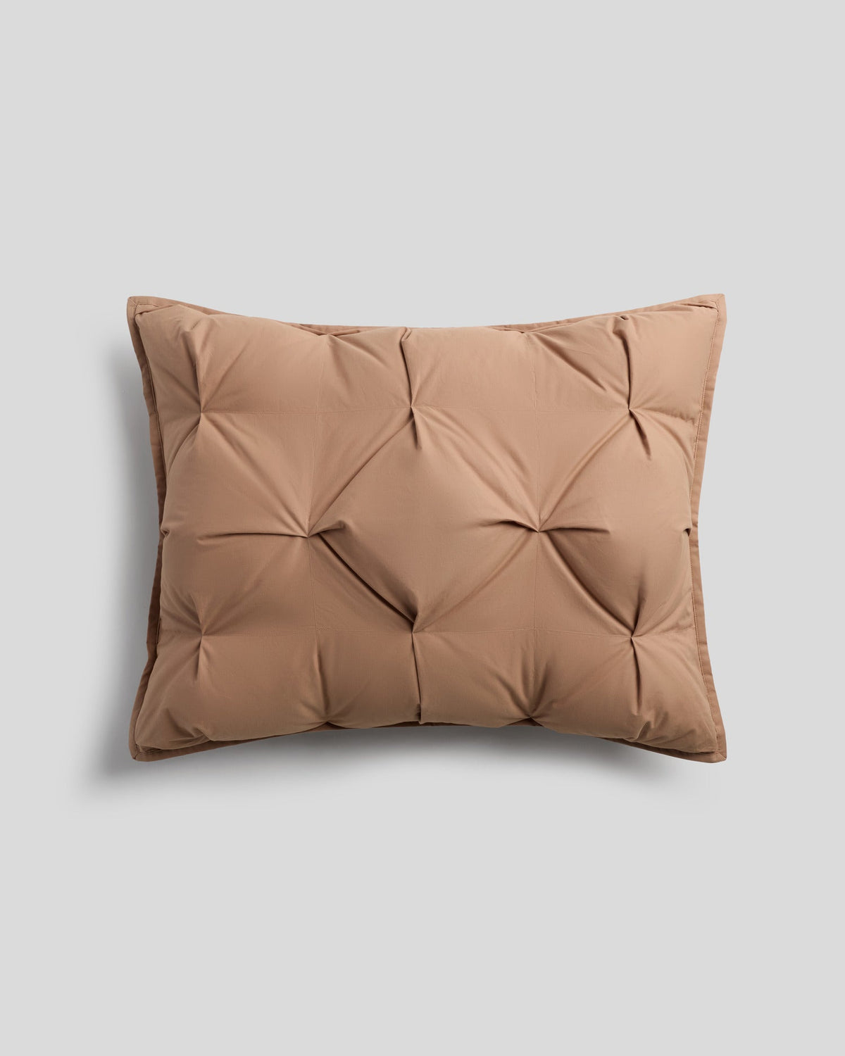 Organic Cotton Puff Shams (Adobe) - Image 6