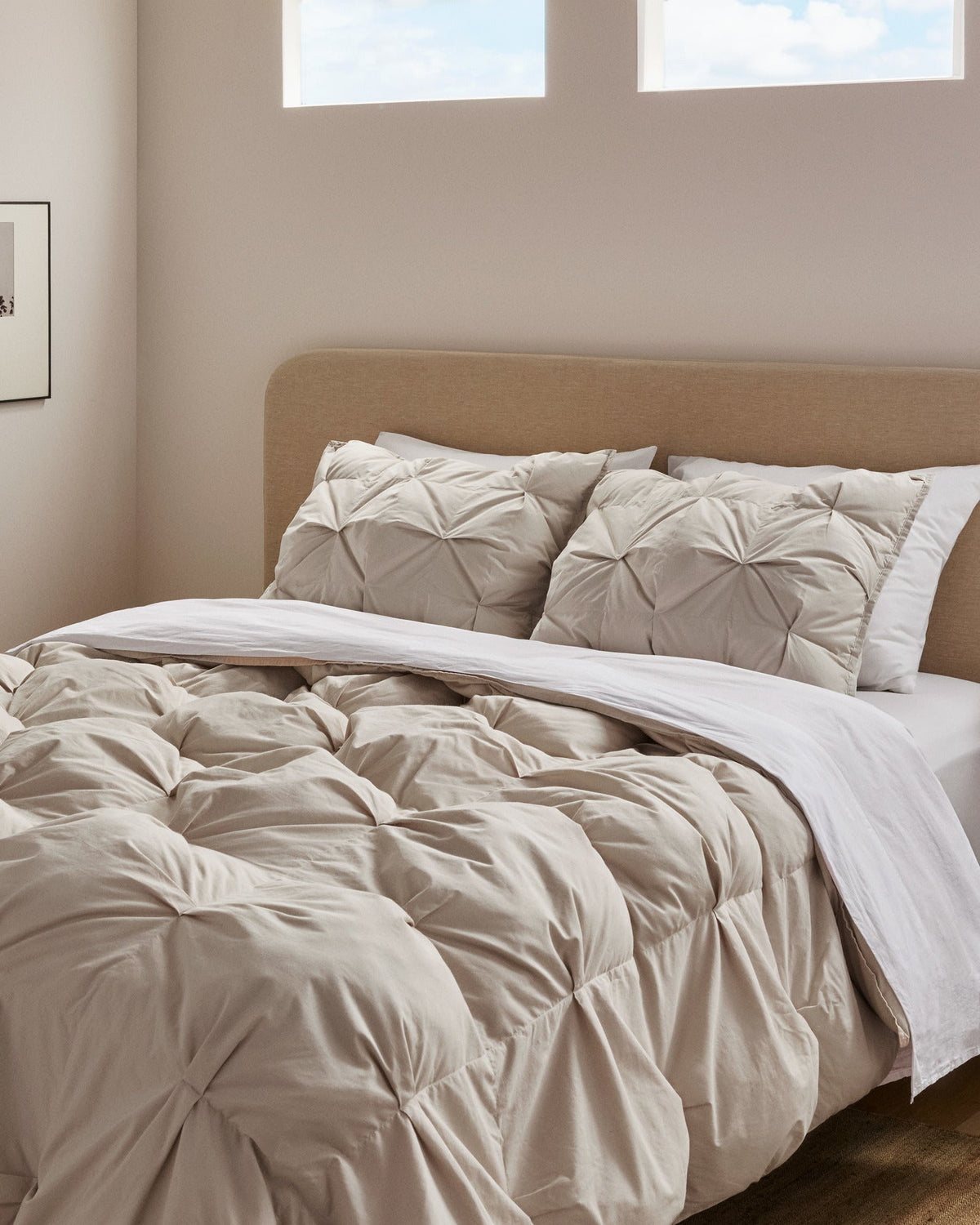 Organic Cotton Puff Comforter (Bone) - Image 5