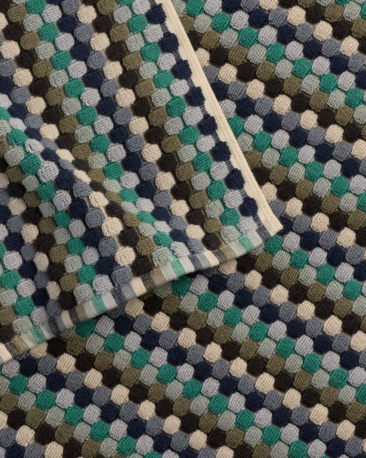 Organic Cotton Mosaic Towels (Sea) - Image 3
