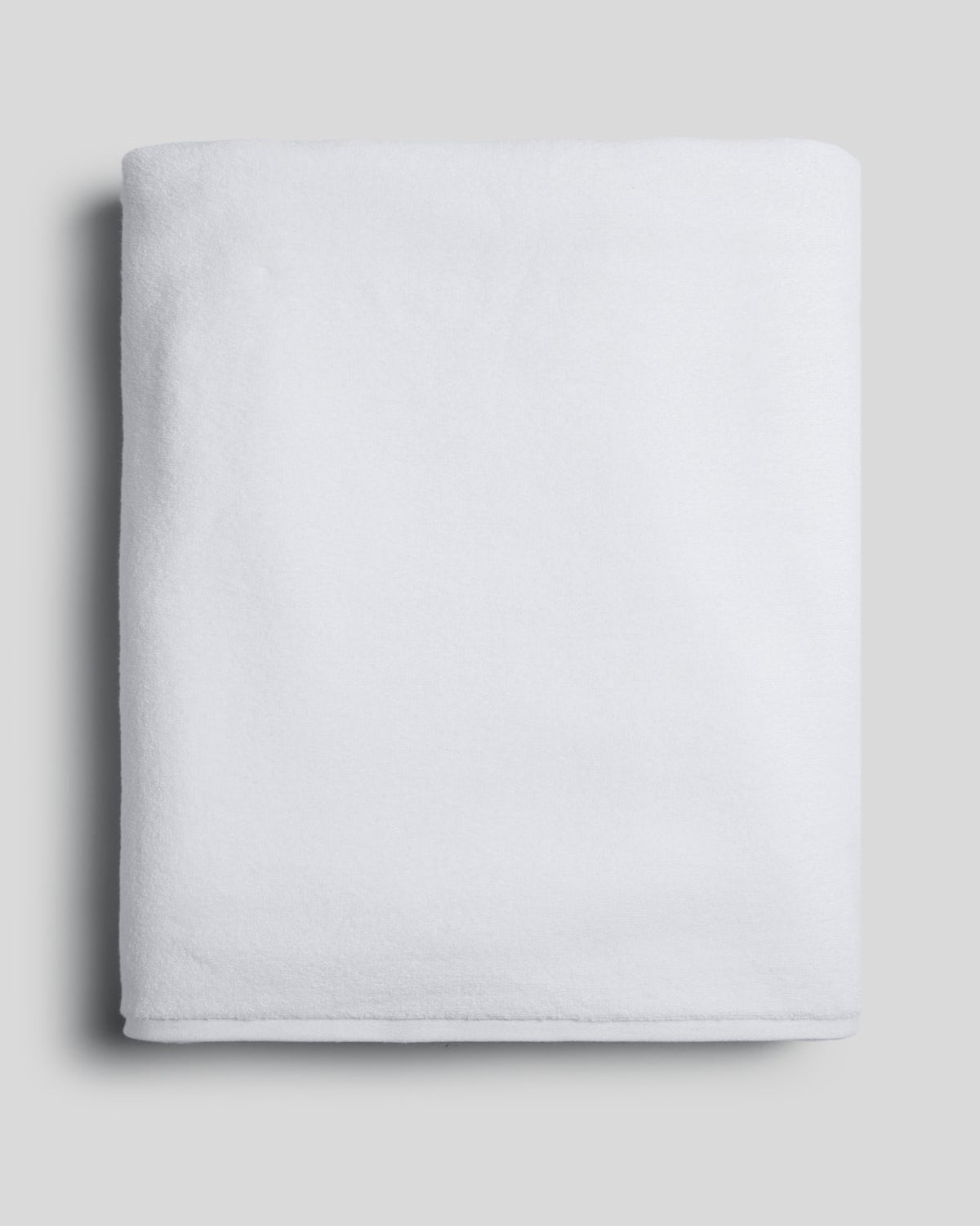 Organic Plush Towels (White) - Bath Sheet