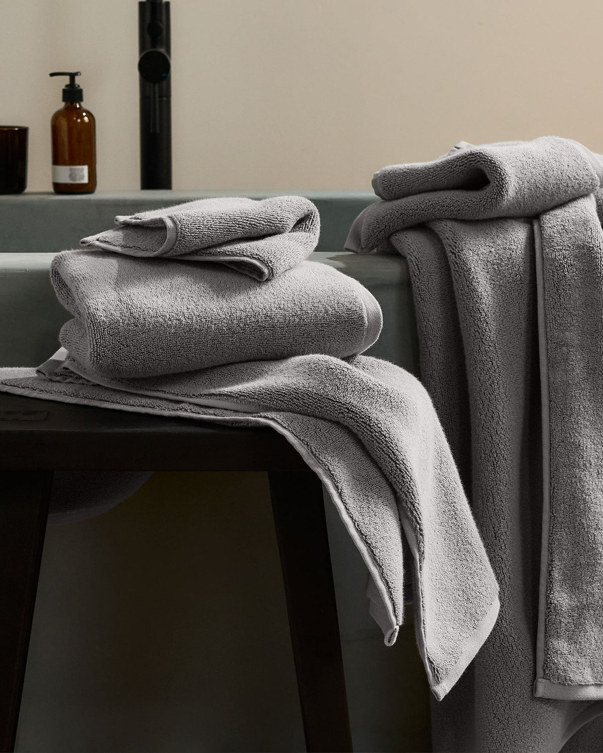 Organic Plush Towels (Pebble) - Image 2