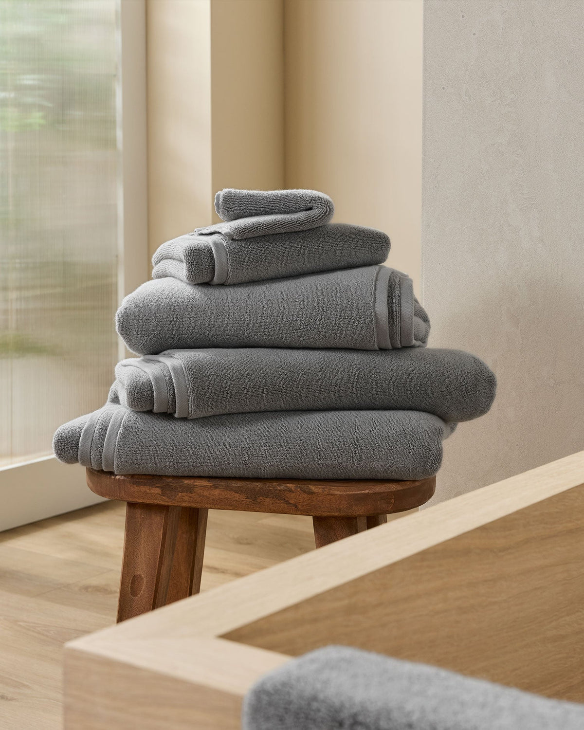 Organic Plush Towels (Pebble) - Image 5