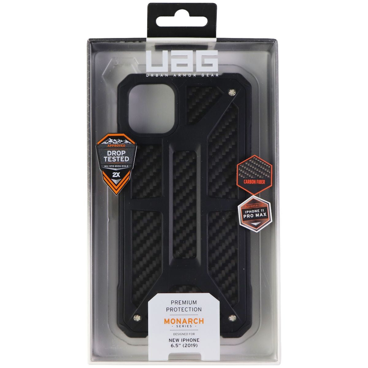 Urban Armor Gear Monarch Series Case for Apple iPhone 11 Pro Max - Carbon Fiber - New - Image 4