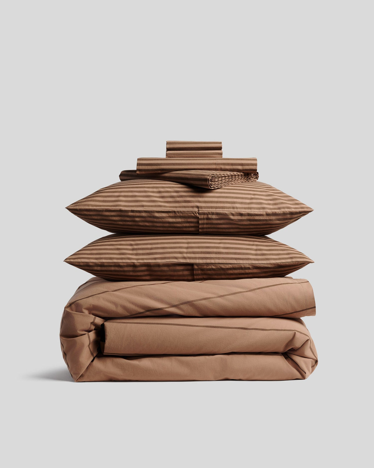 Percale Bundle - Adobe Stripe K/CK