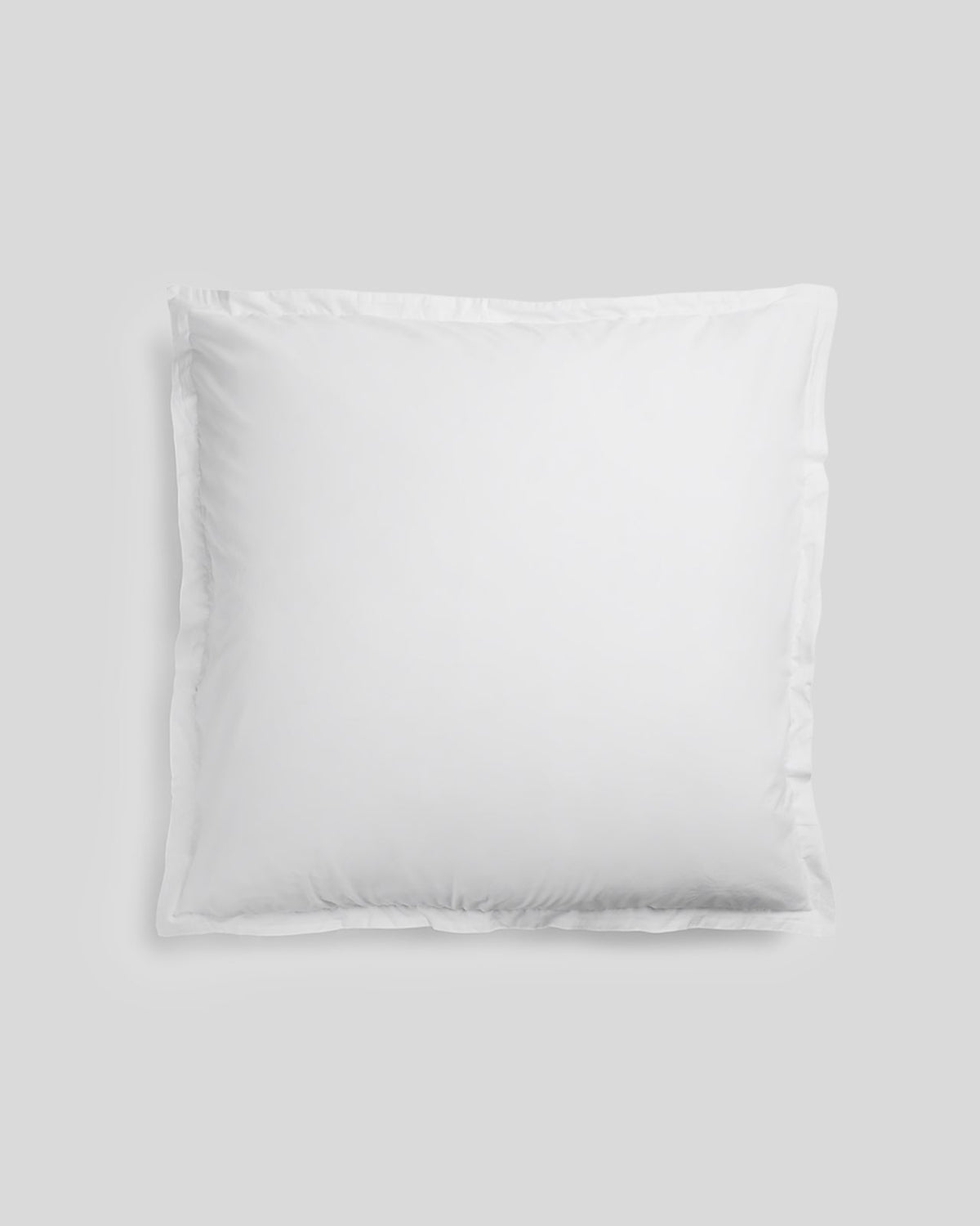 Percale Euro Sham (White)