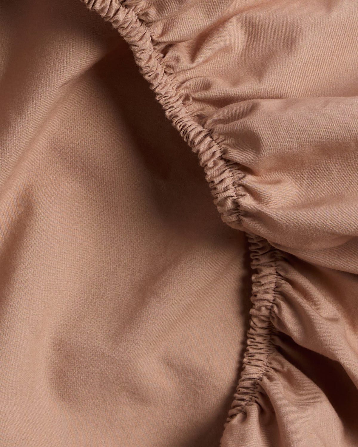 Percale Fitted Sheet (Adobe) - Image 3