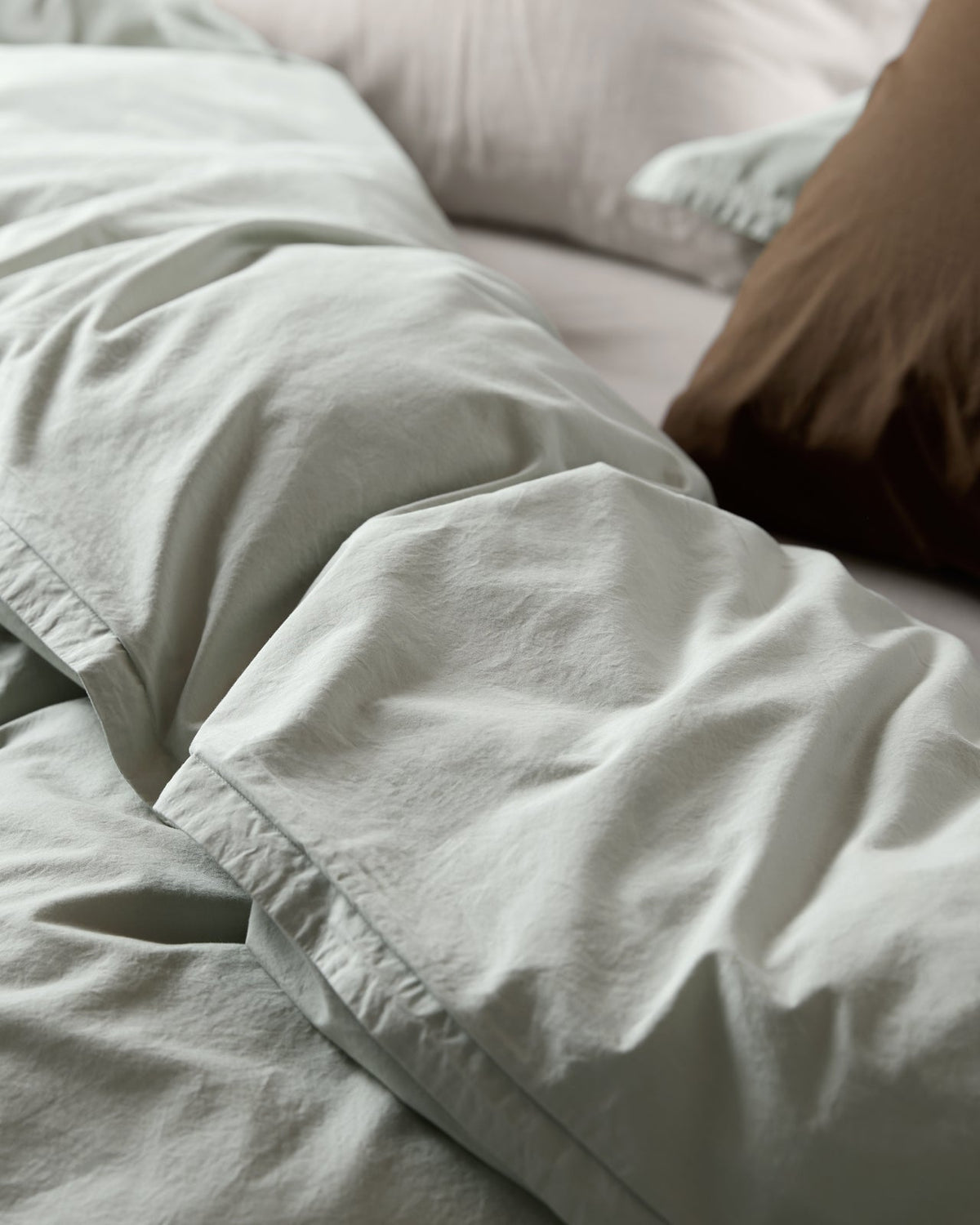 Percale Top Sheet - FINAL SALE (Sage) - Image 4