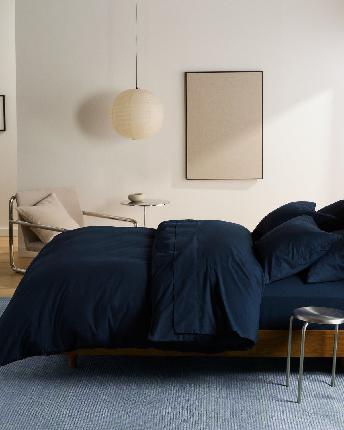 Percale Sheet Set - Ink TW/XL - Image 4