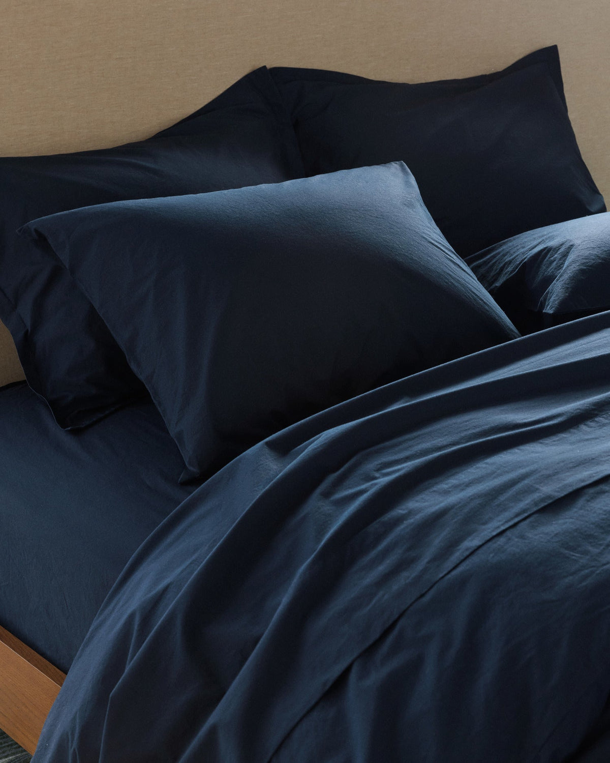 Percale Sheet Set - Ink F/Q - Image 5