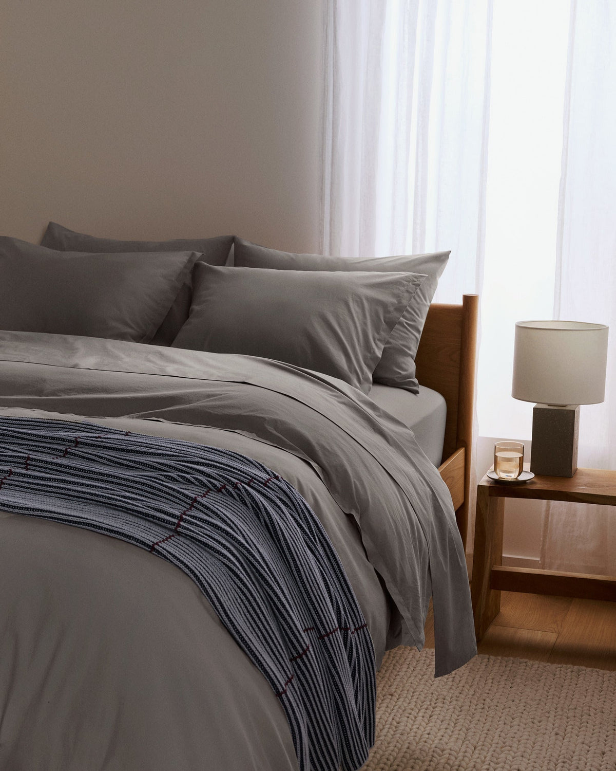 Percale Venice Set - Pebble F/Q - Image 4