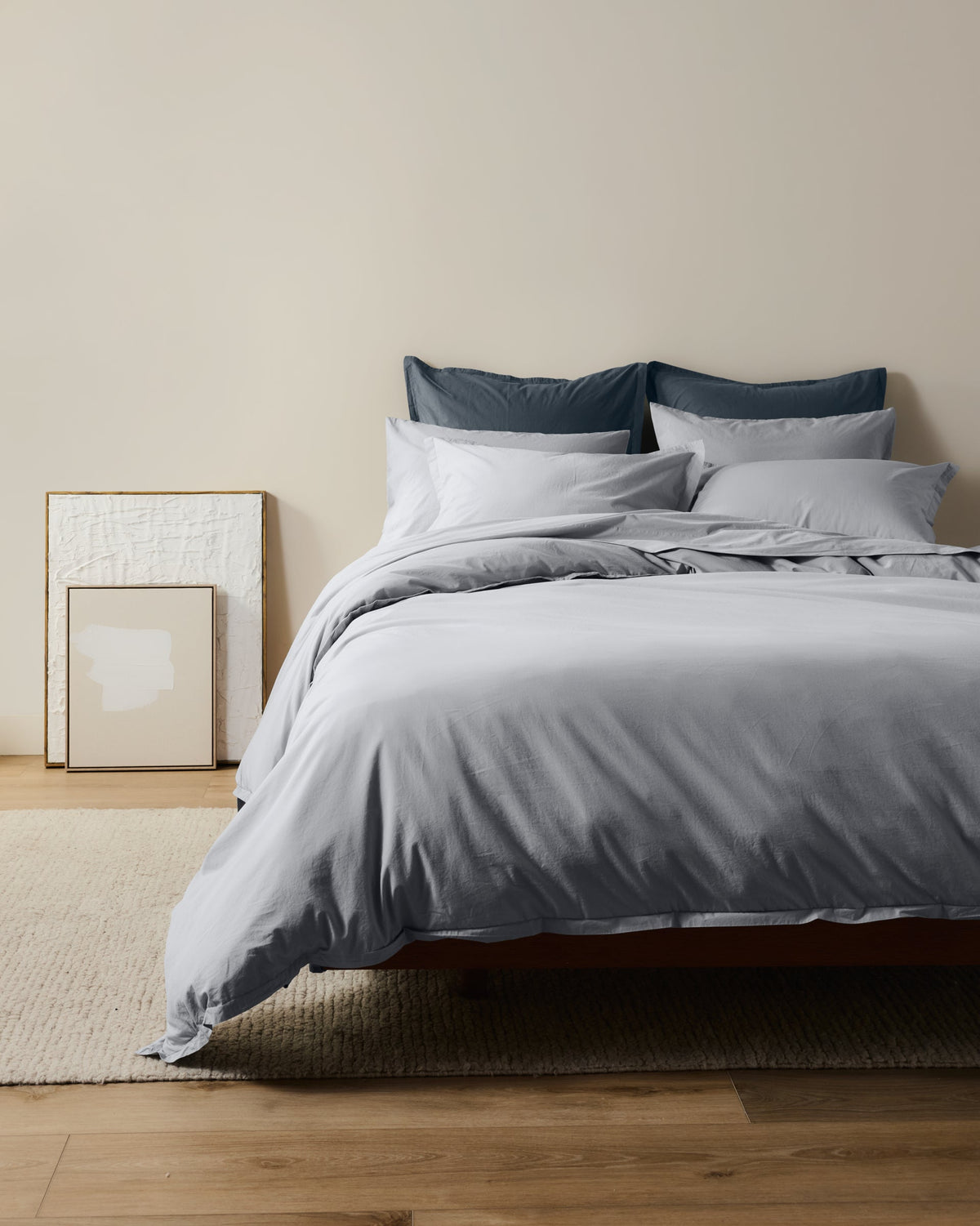 Percale Duvet Cover (Sky) - Image 4