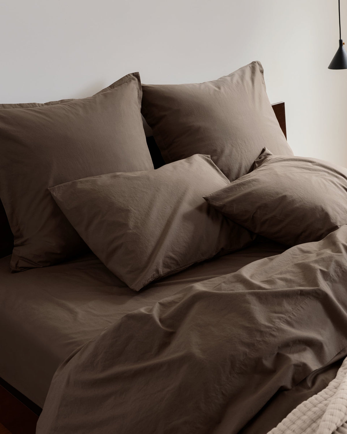 Percale Euro Sham (Warm Grey) - Image 2