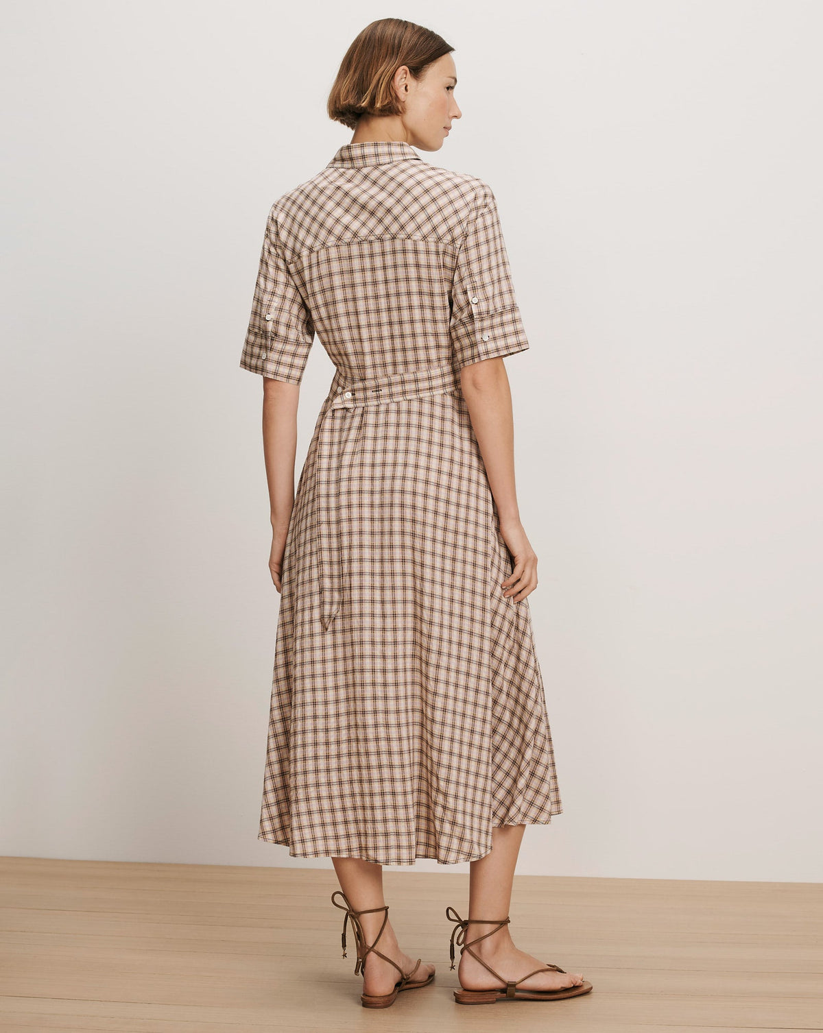 Perenna Plaid Shirtdress - Image 4