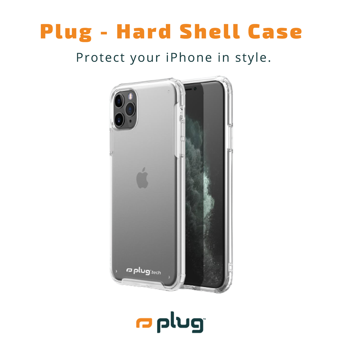 Plug - Hard Shell Clear Case for iPhone 14 Plus, and iPhone 15 Plus - Image 2