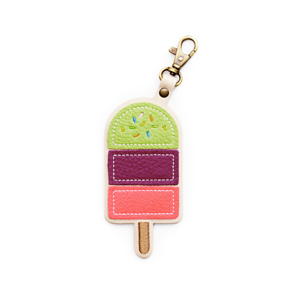 Popsicle Keychain - Sugar Snap