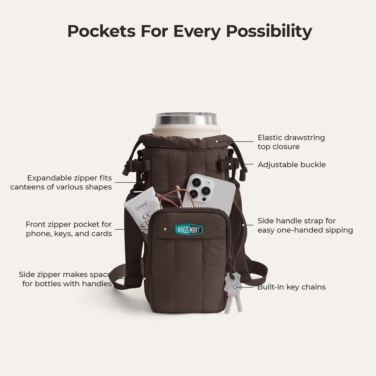 Paz Water Bottle Sling - Image 68