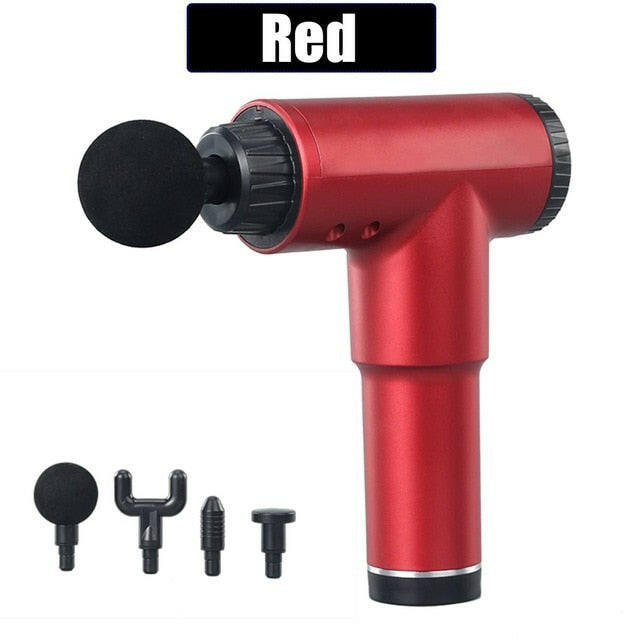 Suave Handheld Massager - Red