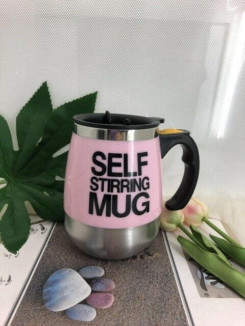 Automatic self Stirring Mug - Pink