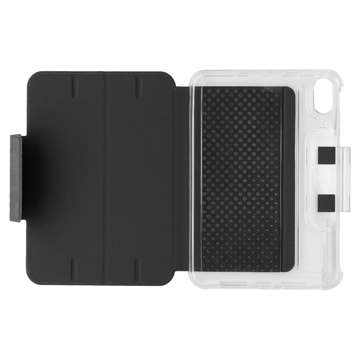 Urban Armor Gear Lucent Hard Folio for Apple iPad mini (6th Gen) - Clear/Black - New - Image 3