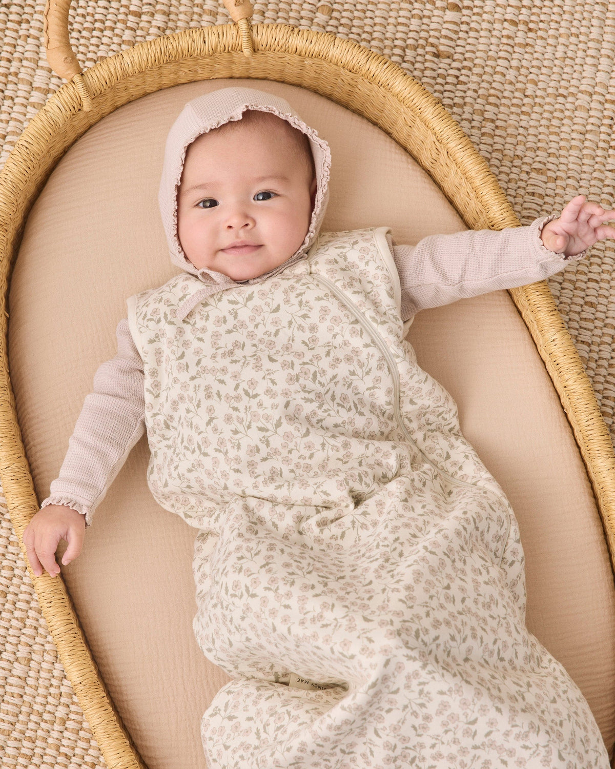 Quincy Mae Jersey Sleep Bag - Floret, 6-18M - Image 2