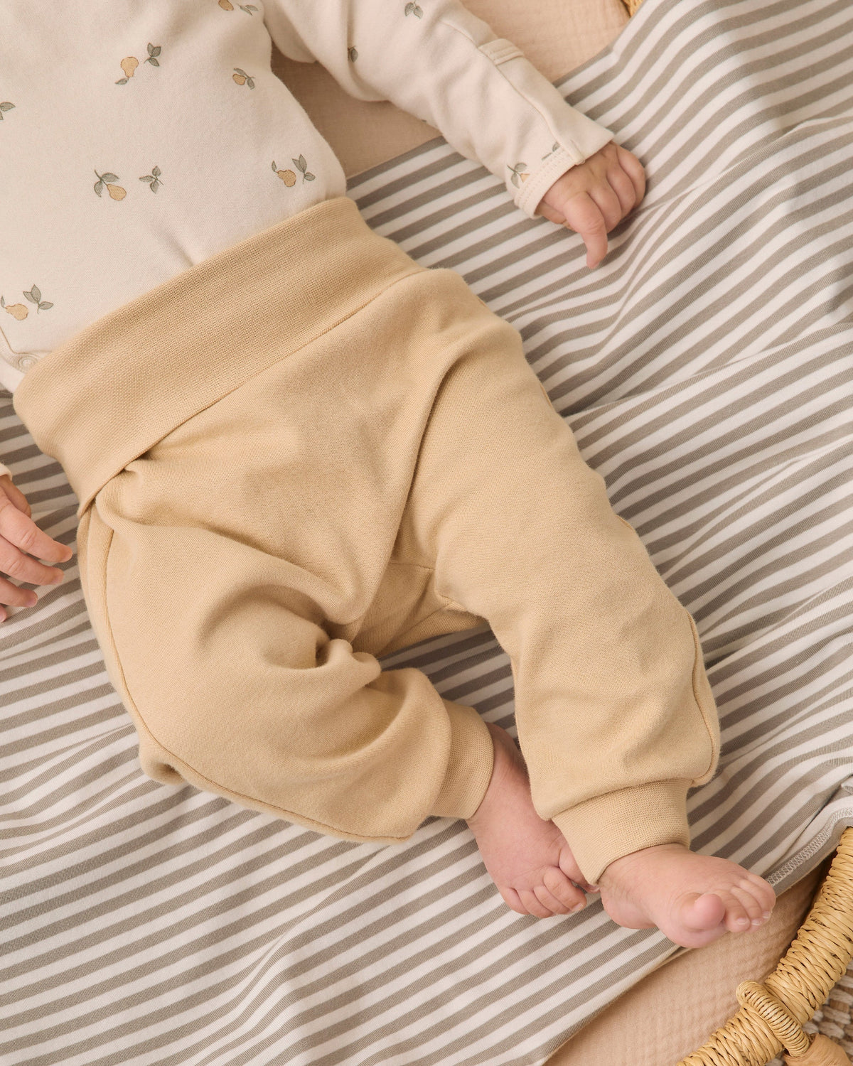 Quincy Mae Swaddle - Laurel Stripe, OS - Image 5