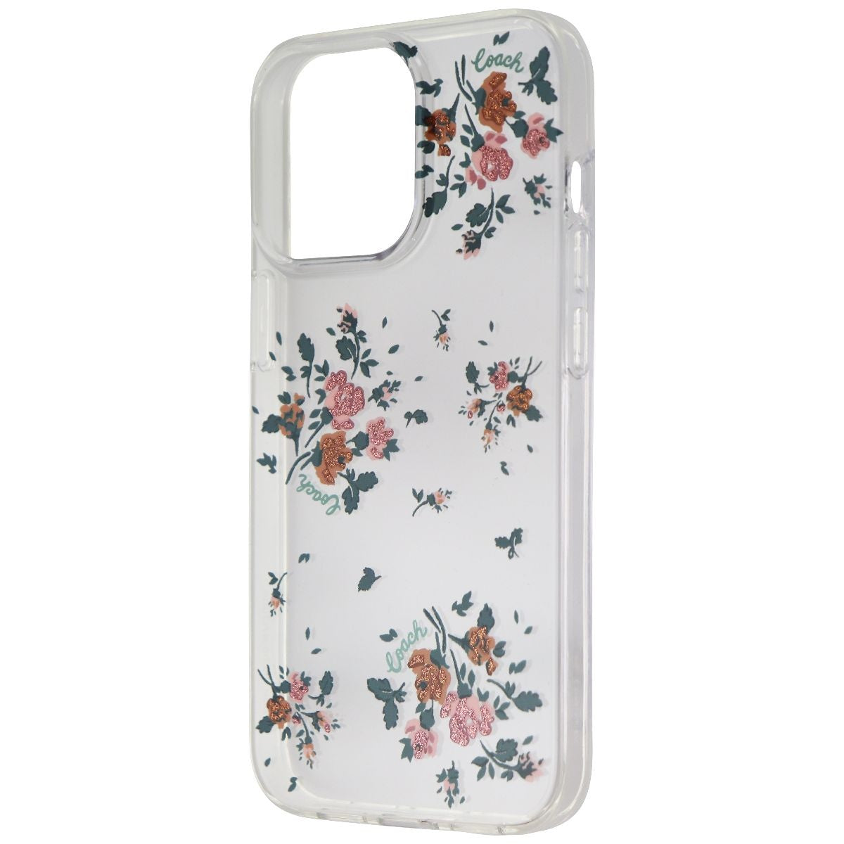 Coach Protective Hardshell Case for iPhone 13 Pro - Rose Bouquet/Clear - New