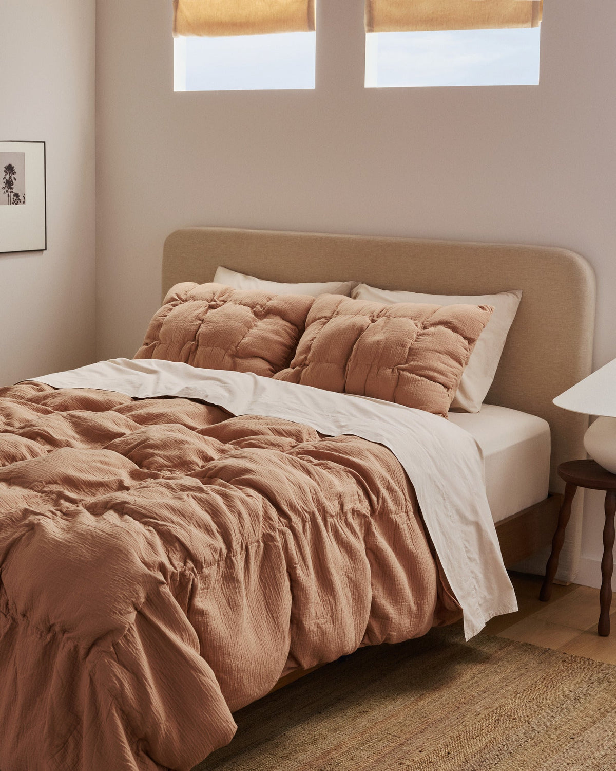 Relaxed Cotton Sham Set (Adobe) - Image 4