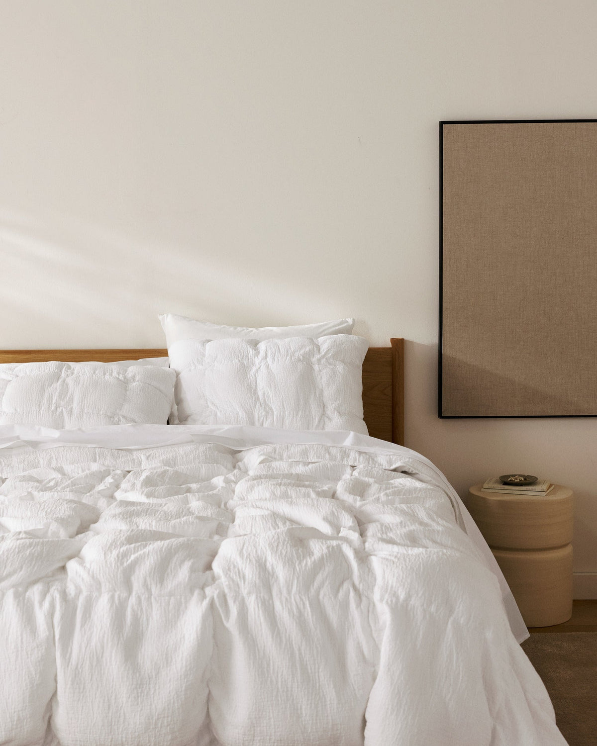 Relaxed Cotton Sham Set (White) - Image 4