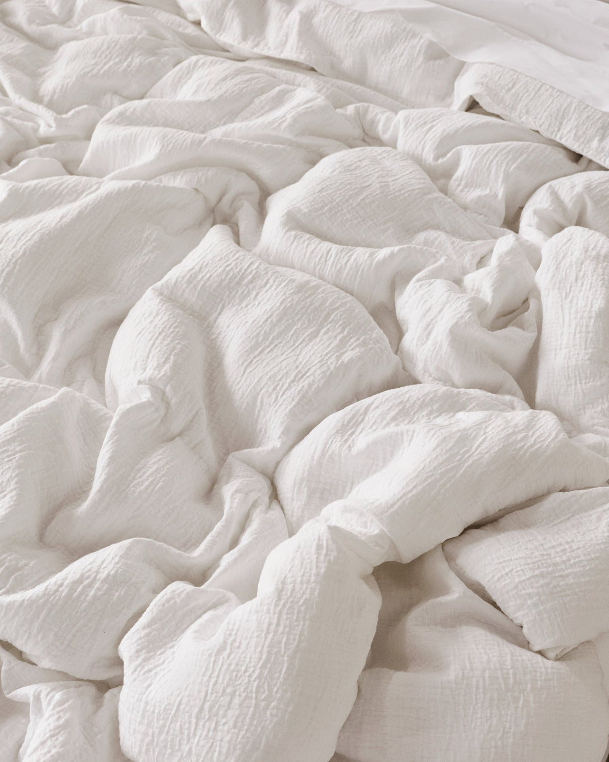 Relaxed Cotton Comforter (White) - Image 5