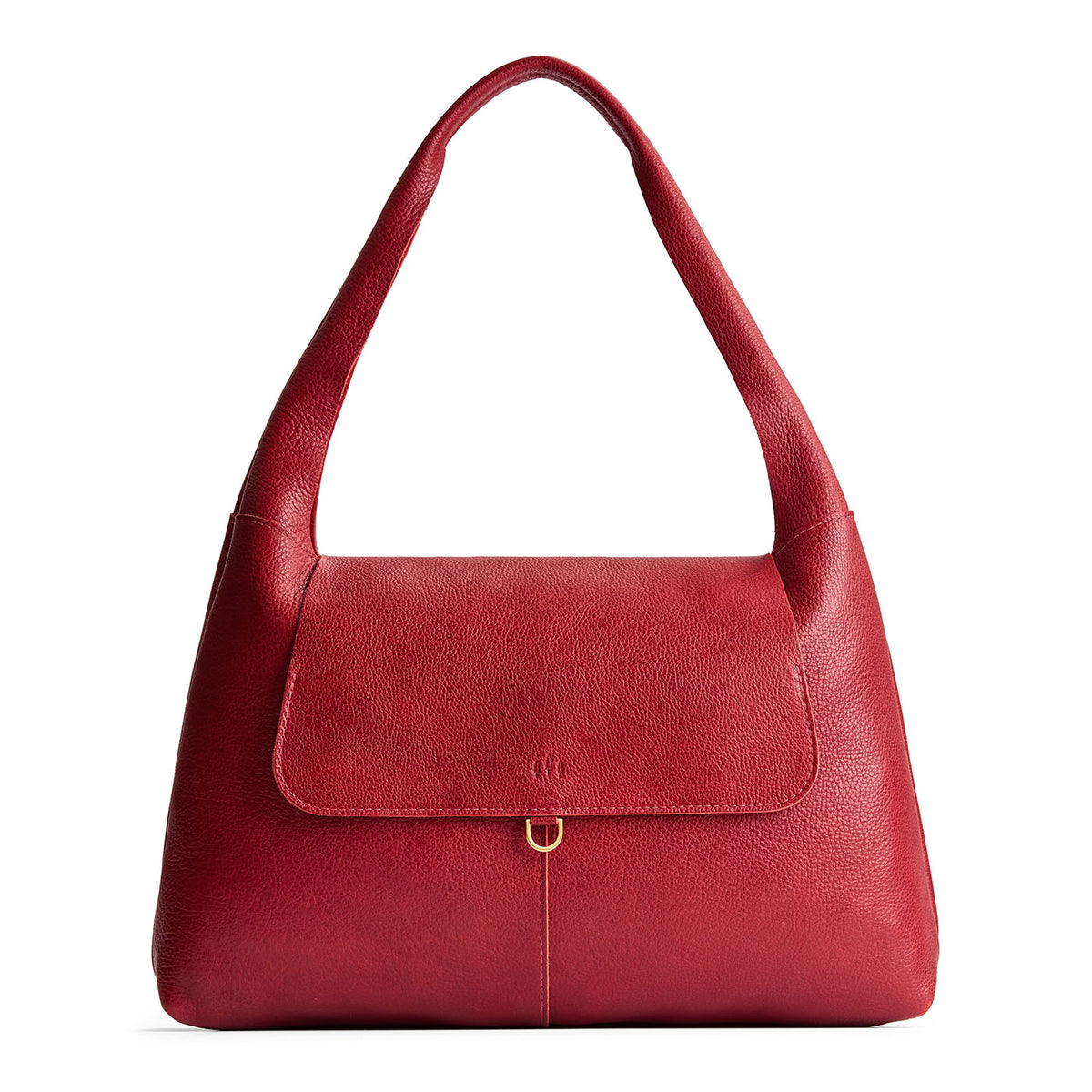 'Almost Perfect' Rowan Shoulder Bag - Chili Red / Large