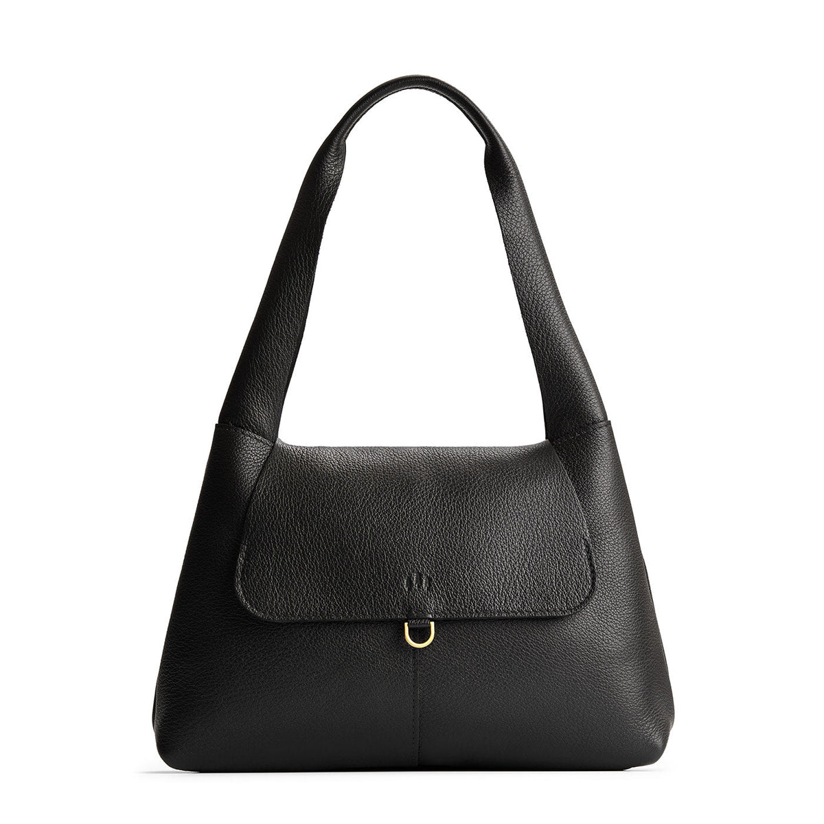 'Almost Perfect' Rowan Shoulder Bag - Pebbled--black / Medium
