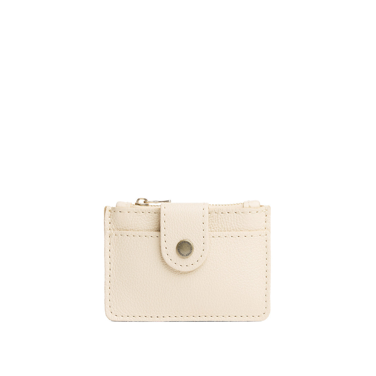 Sabrina Wallet - Pebbled Bone