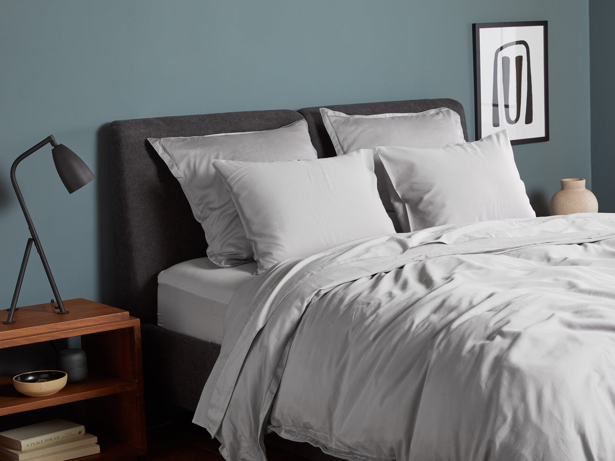 Sateen Venice Set - Light Grey K/CK - Image 2