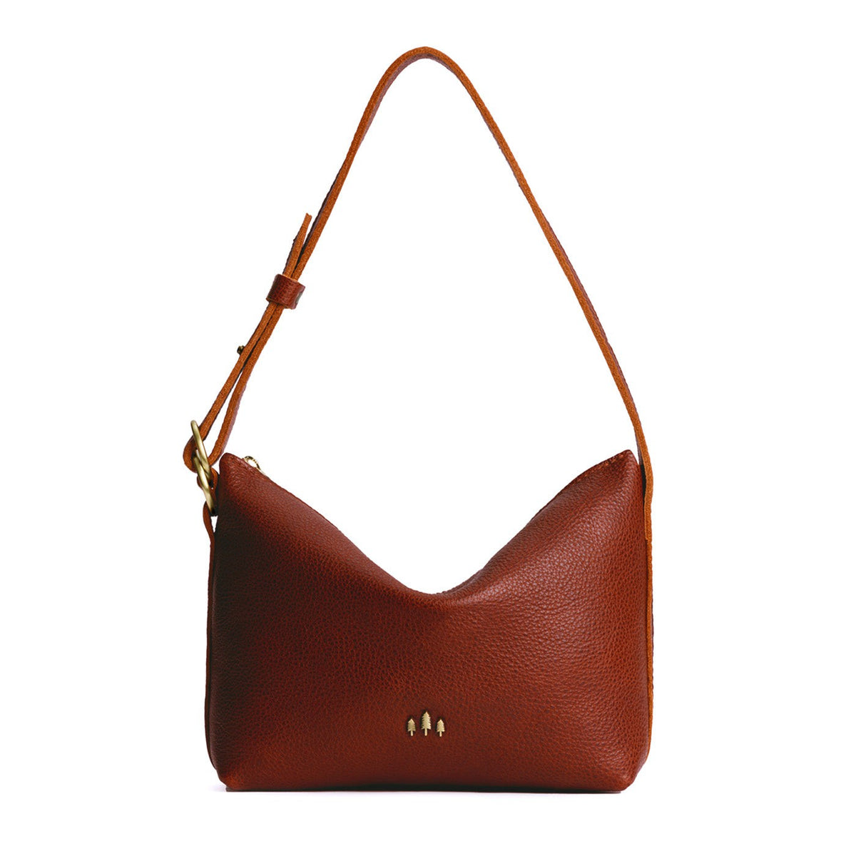 Slouchy Shoulder Bag - Nutmeg / Small