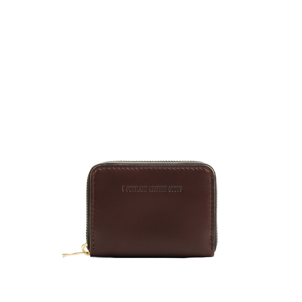 Small Zip Wallet - Chocolate Brown
