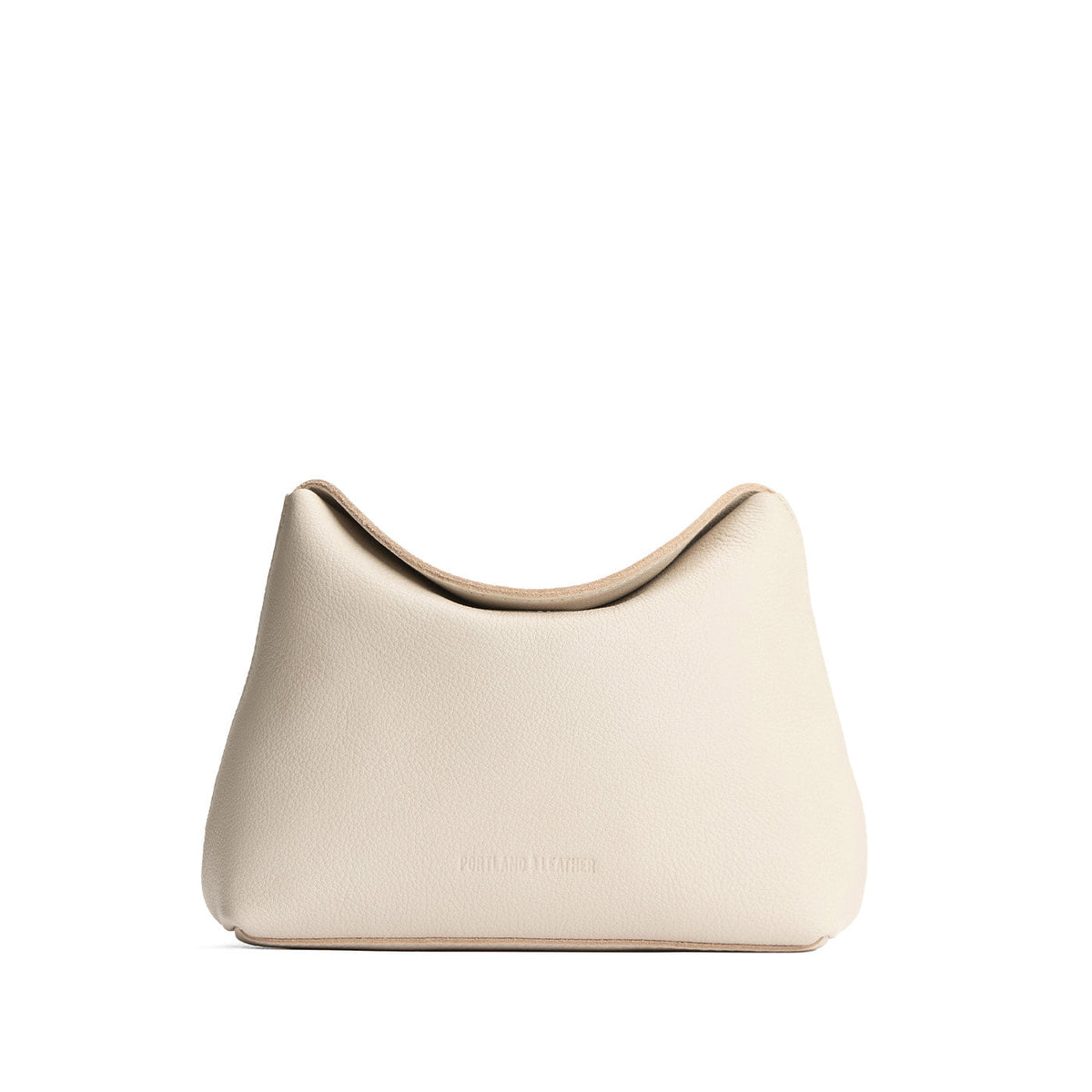 Snappy Flappy Pouch - Pebbled Bone