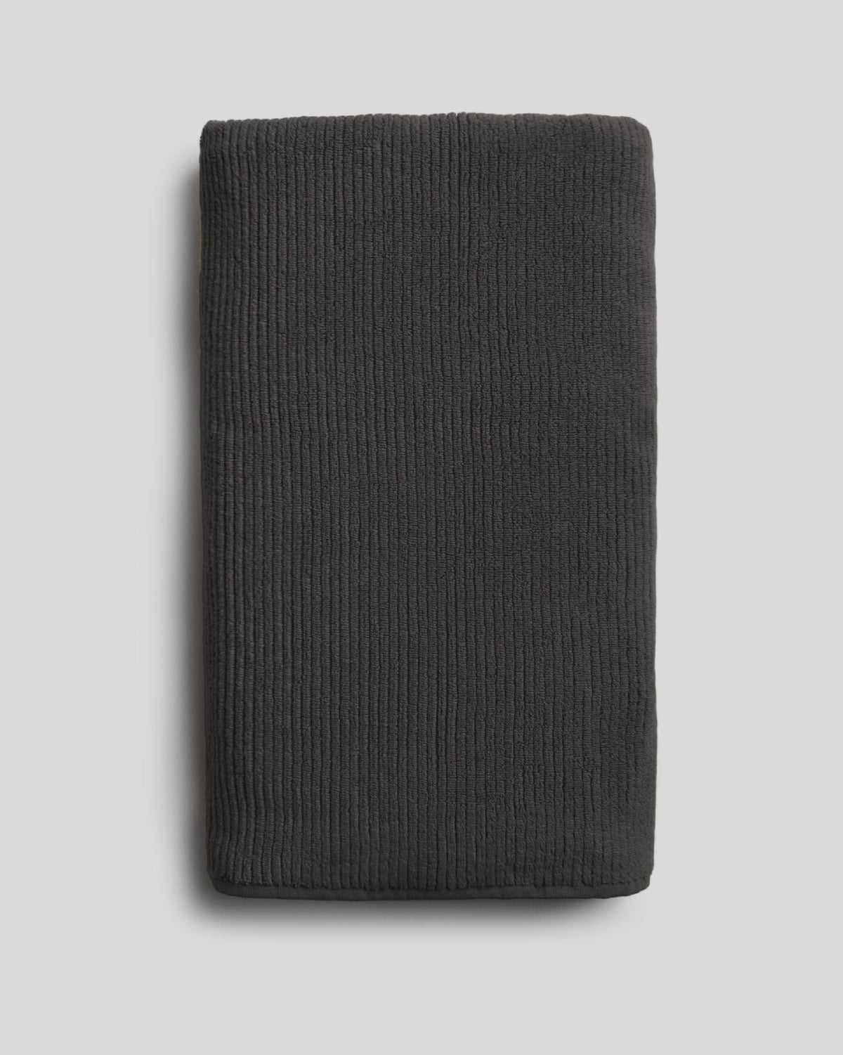 Soft Rib Towels (Onyx) - Bath Towel