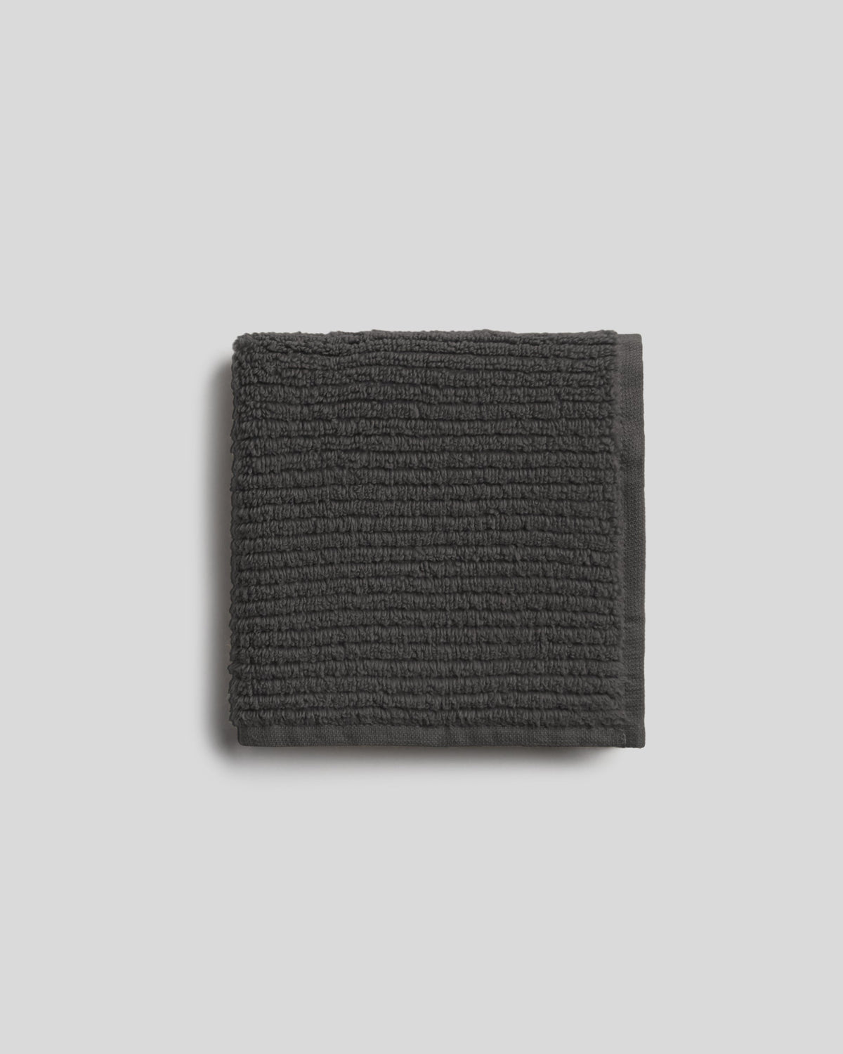 Soft Rib Towels (Onyx) - Washcloth