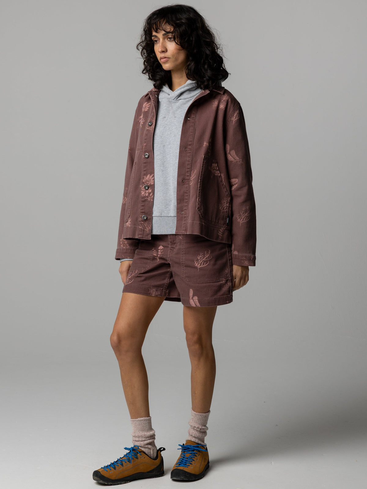 Women's Floral Marine Yarrel Printed Jacket - Image 4