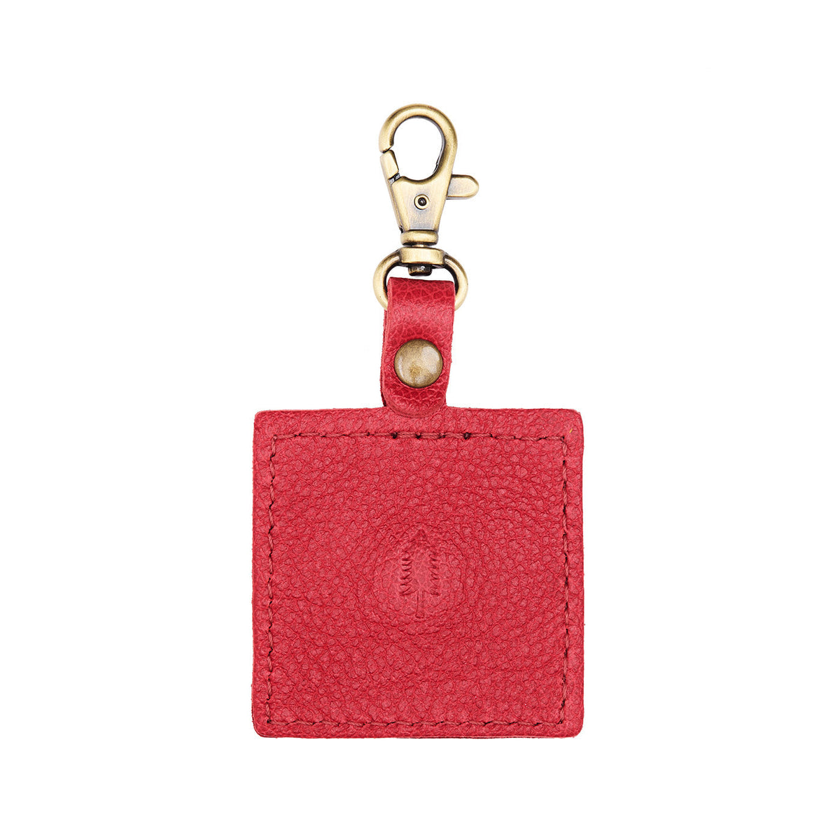 Square AirTag Holder - Cherry