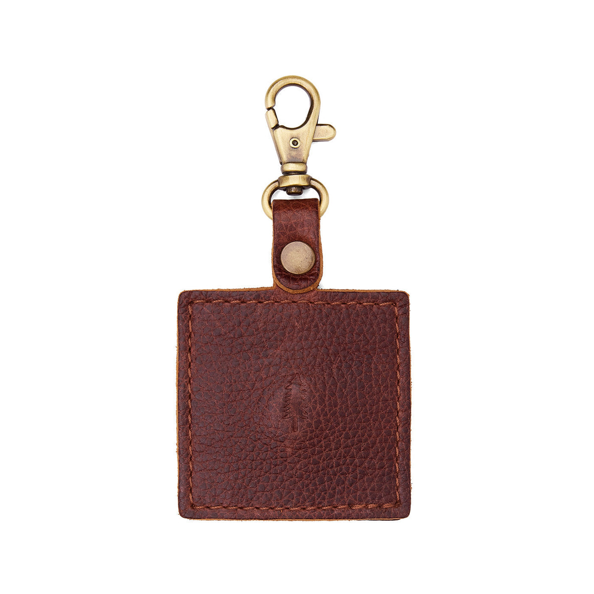 Square AirTag Holder - Nutmeg
