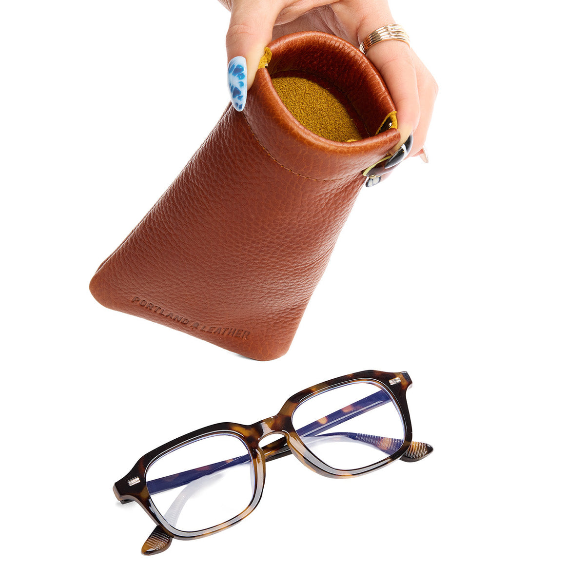 Squeeze Eyeglass Case - Sienna