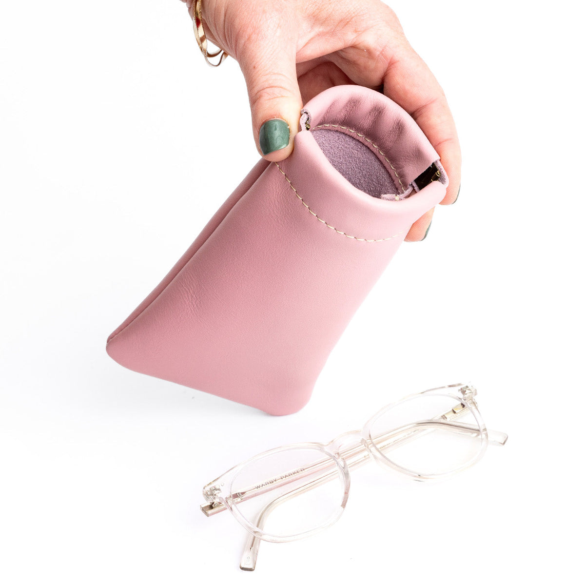 Squeeze Eyeglass Case - Vintage Pink