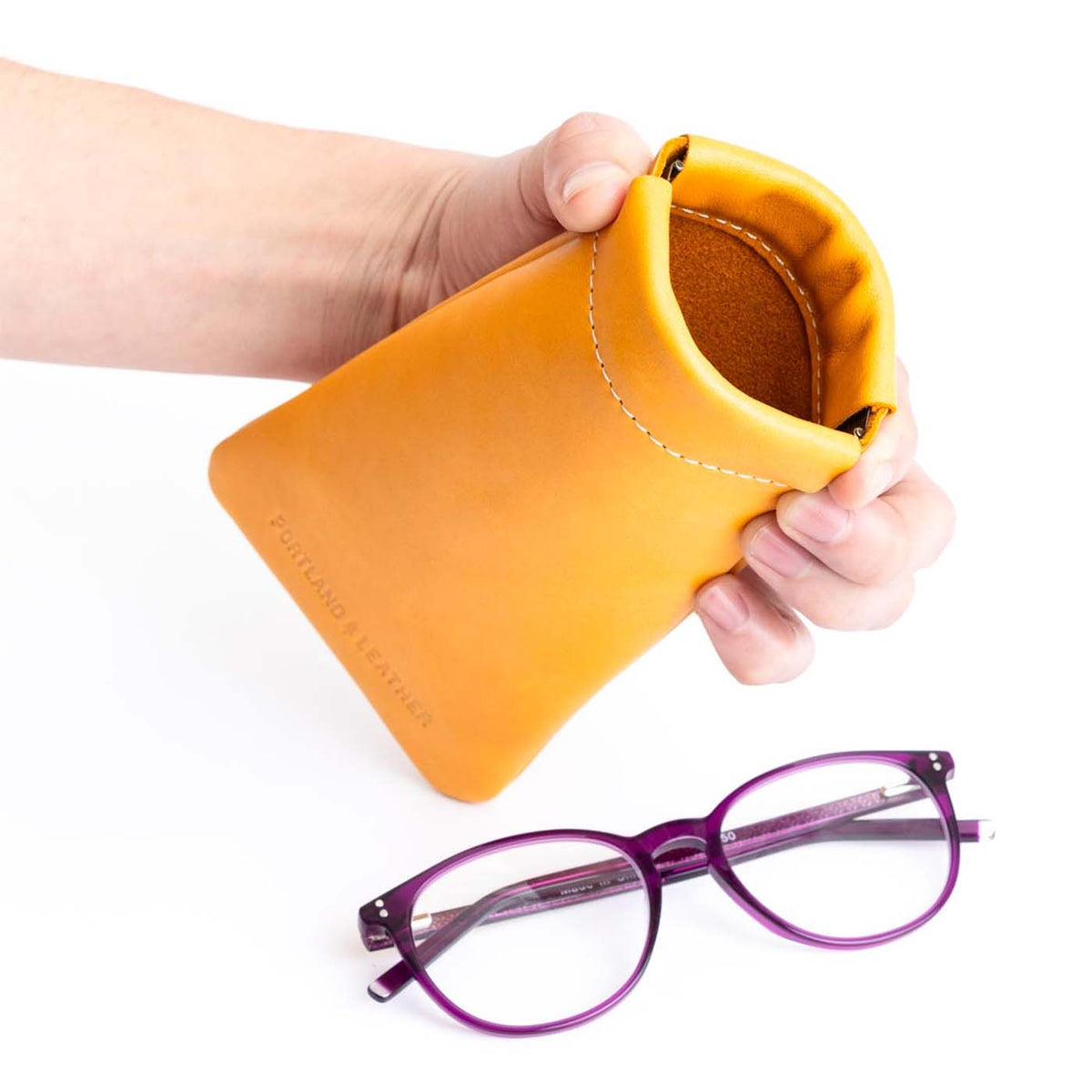 Squeeze Eyeglass Case - Sunflower