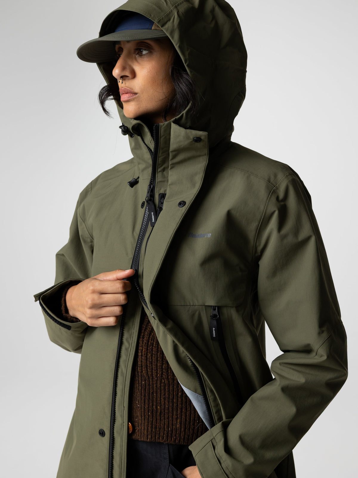 Women's Longline Stormbird Waterproof Jacket - Image 7